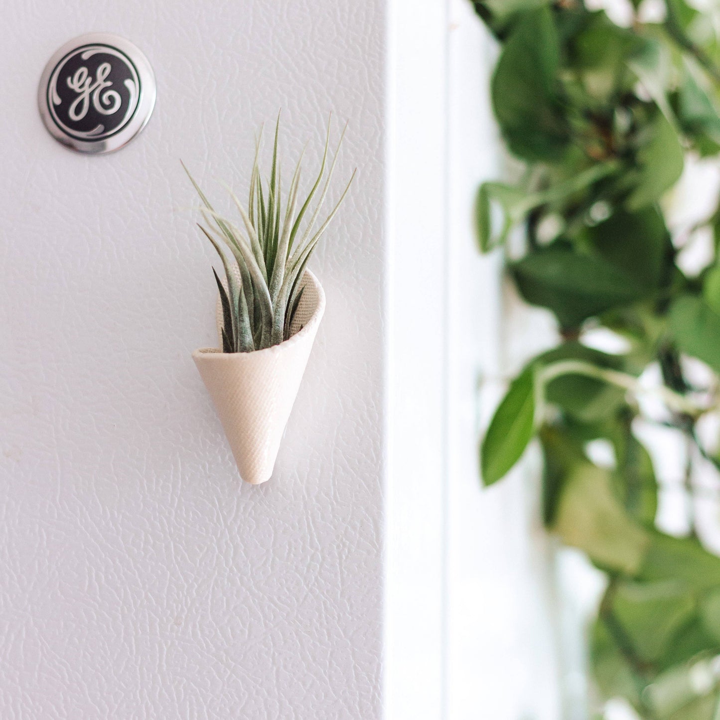 Tiny Ceramic Magnet Planter