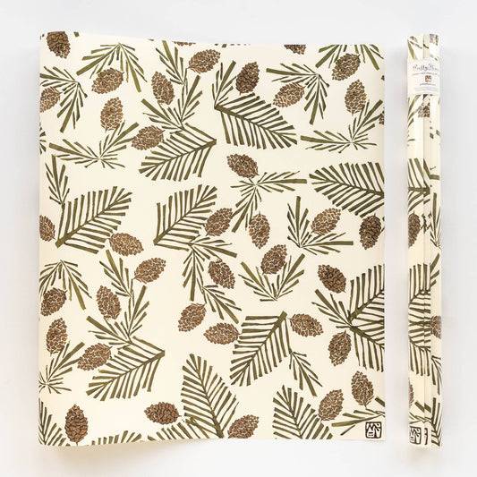 Wrapping Paper - Pine & Cone