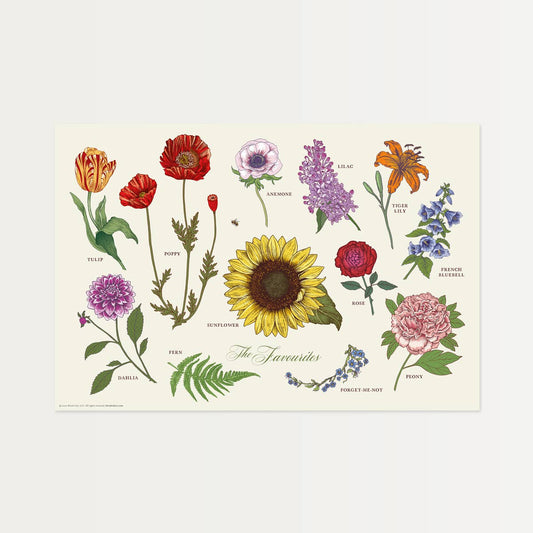 The Favourites Paper Placemats (Set of 20)