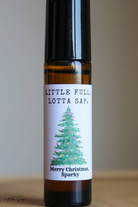 "Little Full, Lotta Sap" Essential Oil Roller Gift | Stockin