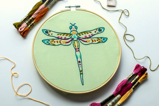 Bugbroidery Embroidery Kit- Dragonfly