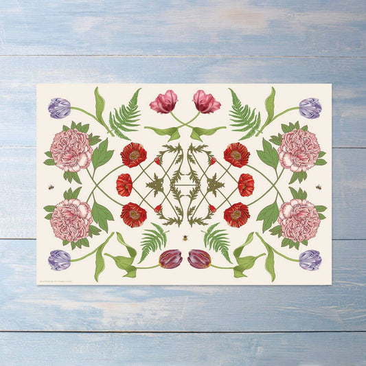 The Favourites Nouveau Paper Placemats (Set of 20)