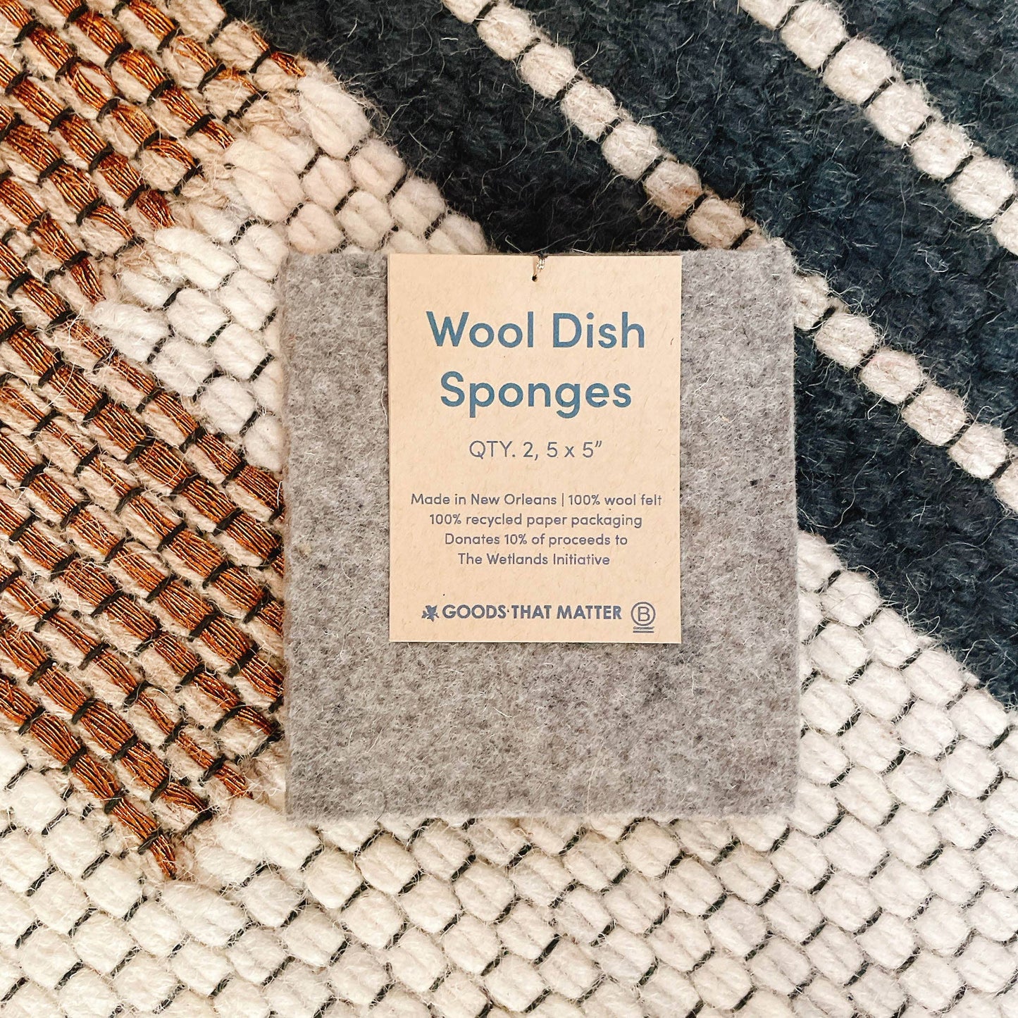 Wool Eco Dish Sponges - Gives to Wetland Restoration