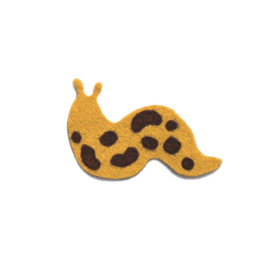 Banana Slug Iron-On Felt Patch