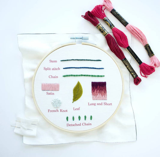 Stitch Sampler Embroidery Kit