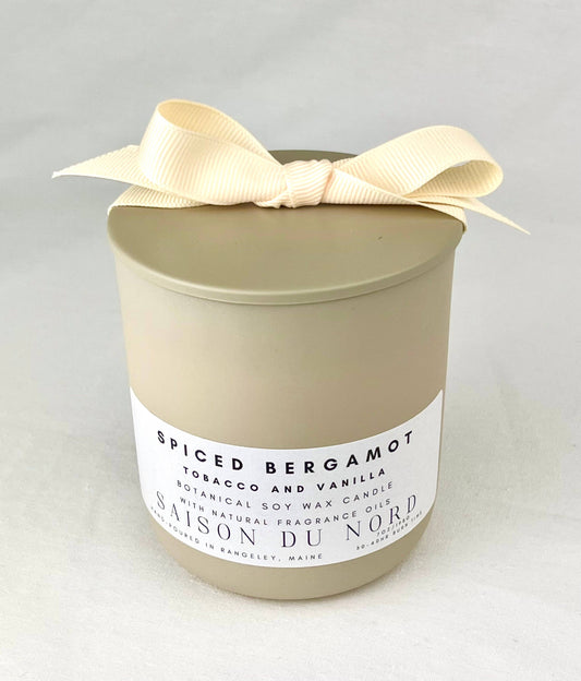 Spiced Bergamot Soy Wax Candle