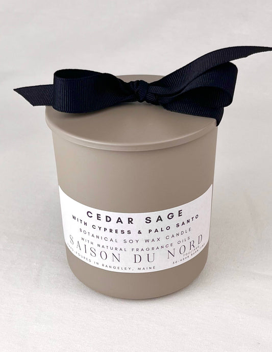 Cedar Sage Soy Wax Candle