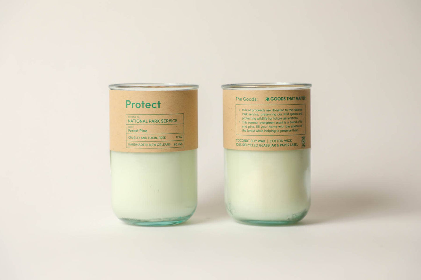 Protect Forest Pine Scent Candle, Park Service Eco Coco Soy